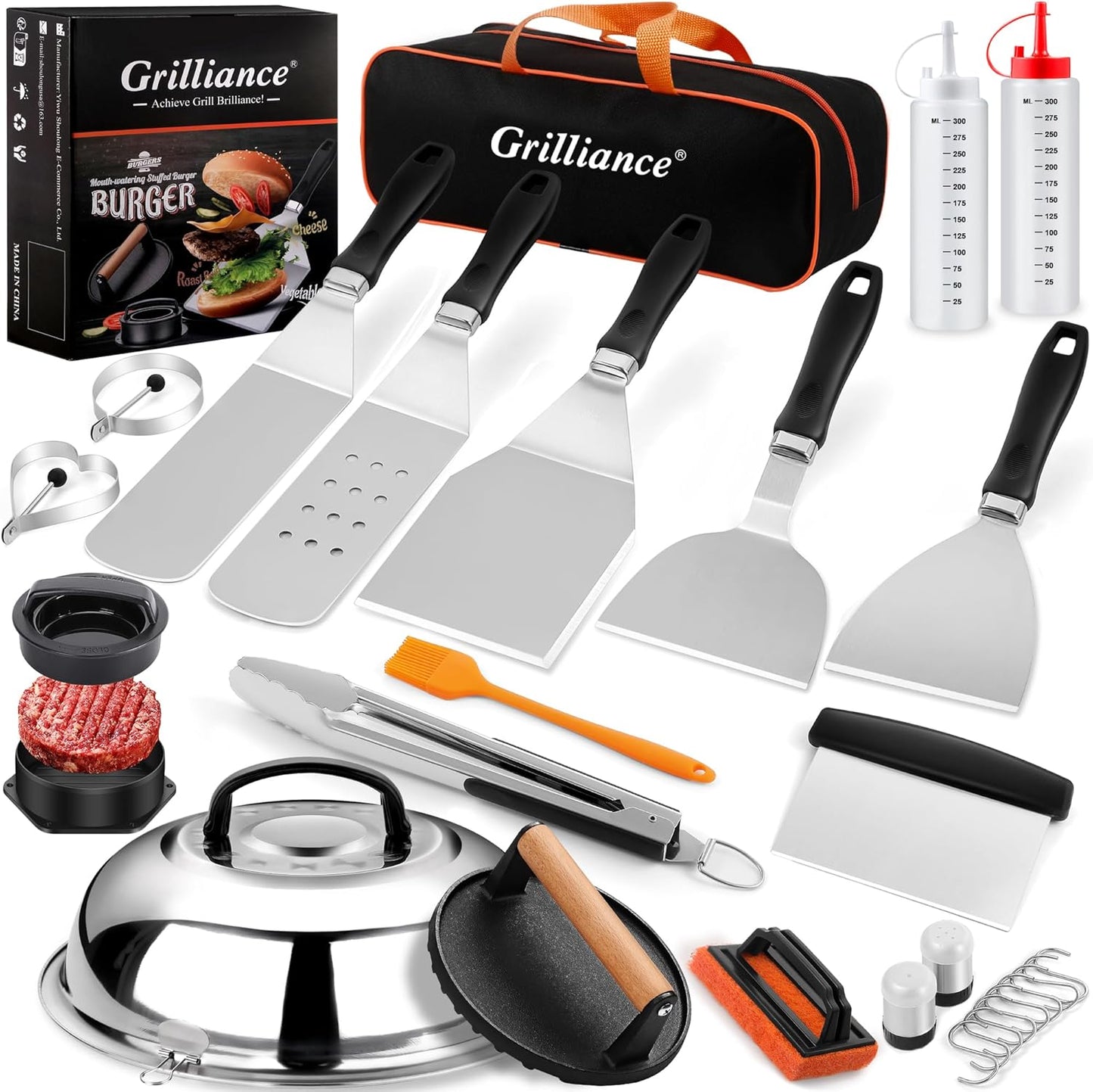 27pcs Griddle Accessories Kit for Blackstone Grill Enthusiasts