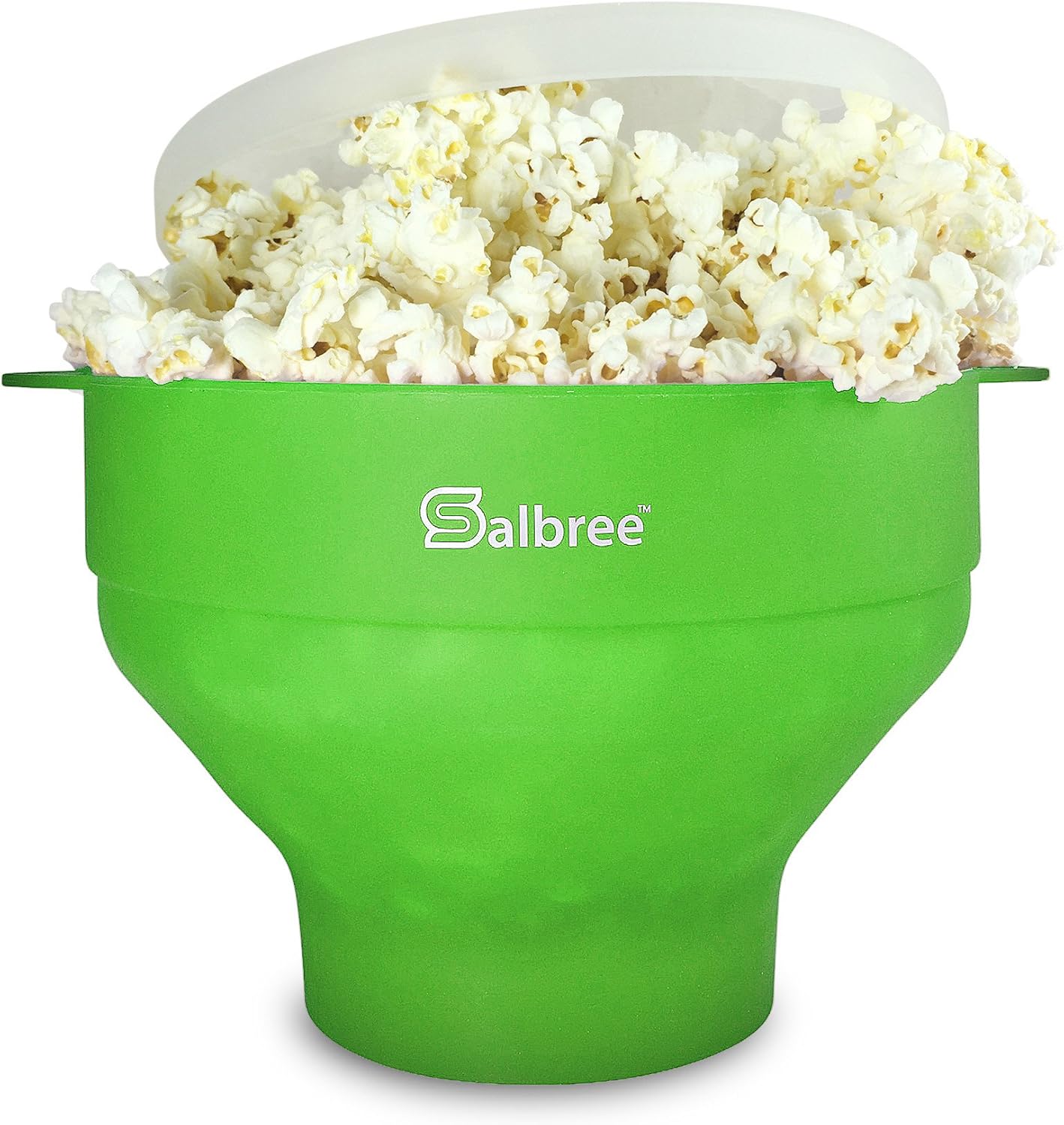 Salbree Silicone Popcorn Popper - Oil-Free Hot Air Popper
