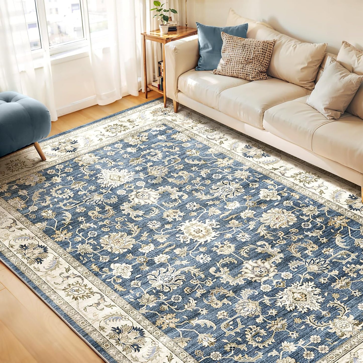 WITSHOCK 9x12 Area Rugs: Modern Abstract Non-Slip Design