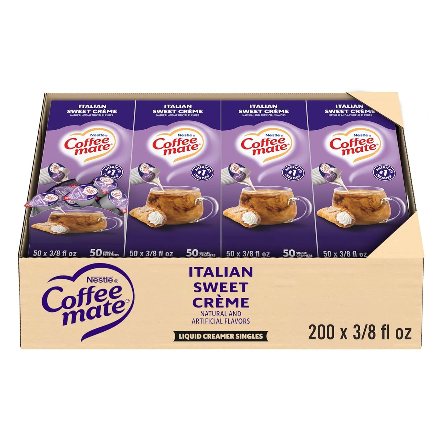 Nestle Coffee mate Italian Sweet Creme Liquid Creamer Singles