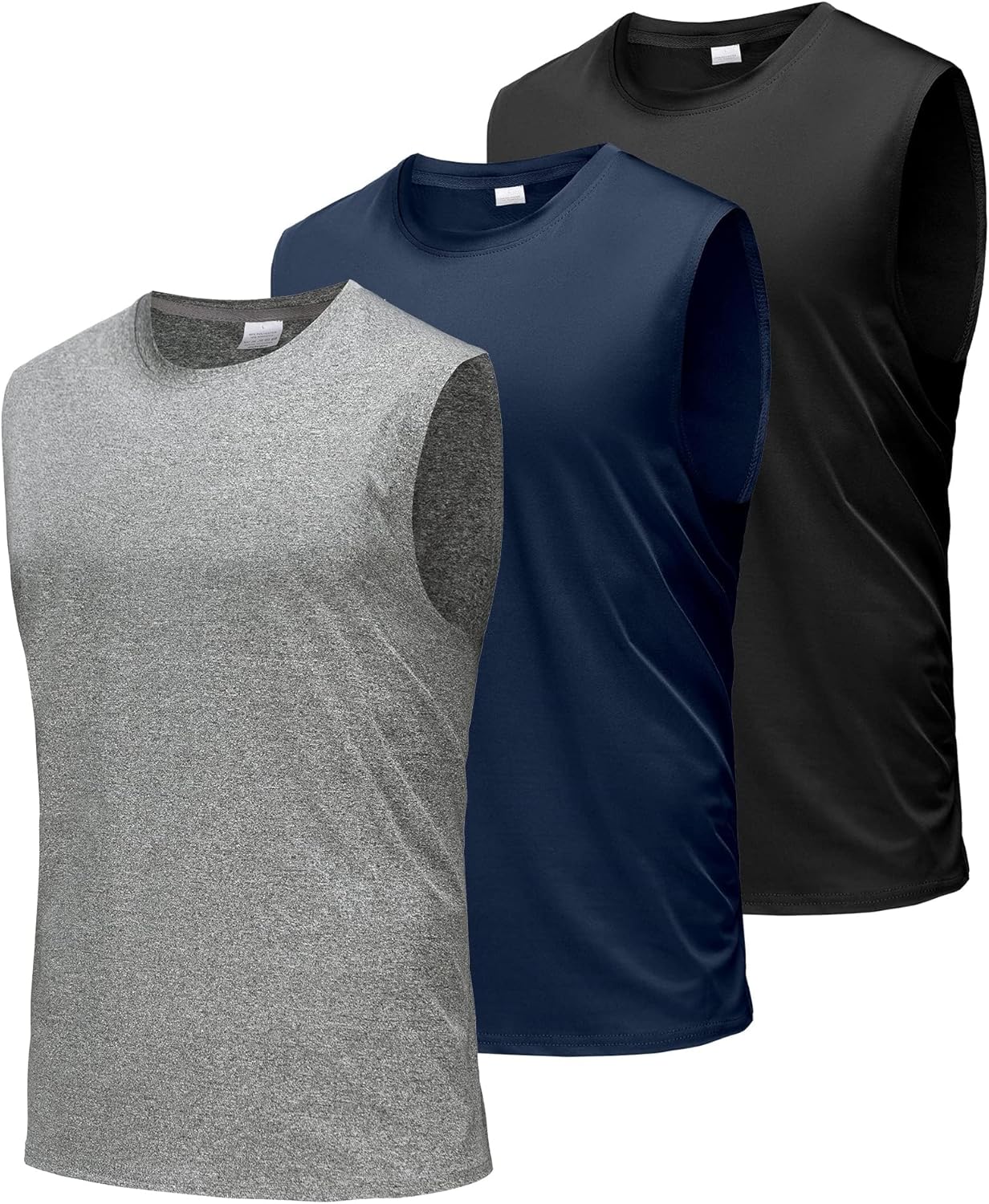 Boyzn Men's 3-Pack Muscle Tee Set for Fitness