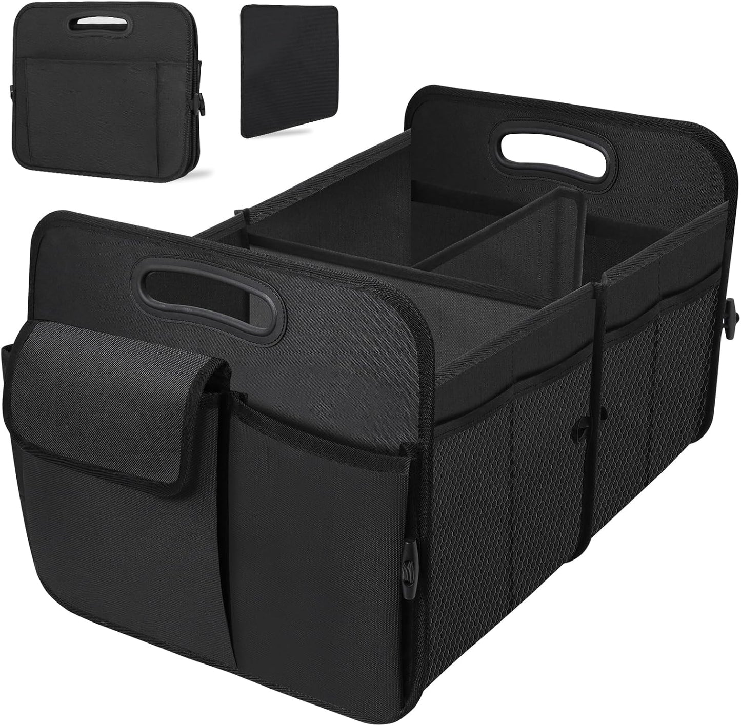 Multi-Compartment Car Trunk Organizer - Keep Order in Style!