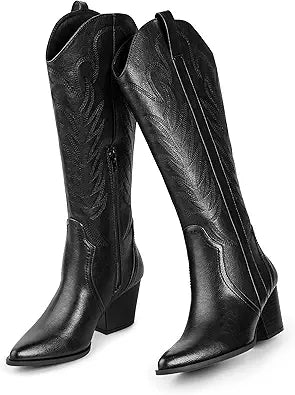 Arromic Cowboy Boots for Women - Stylish Knee High Western Boots
