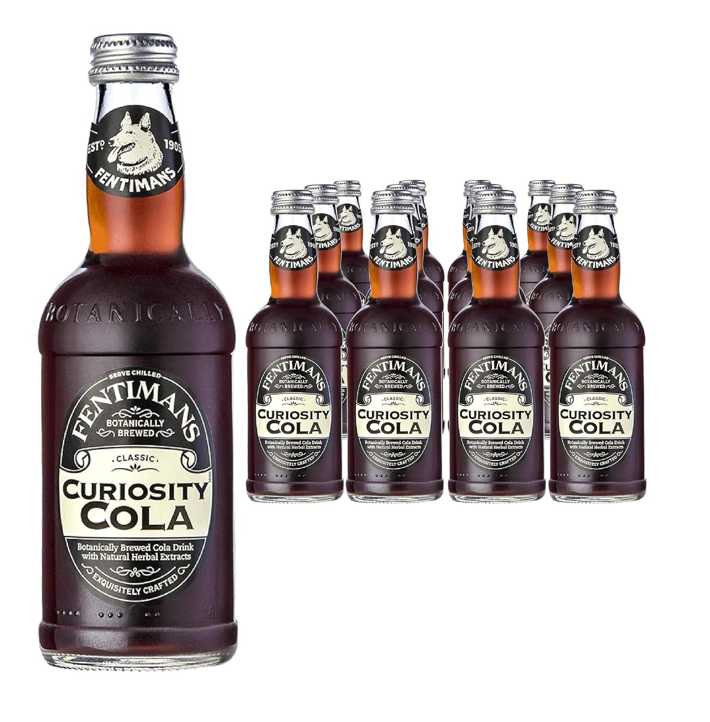 Fentimans Sparkling Curiosity Cola - All Natural Craft Soda