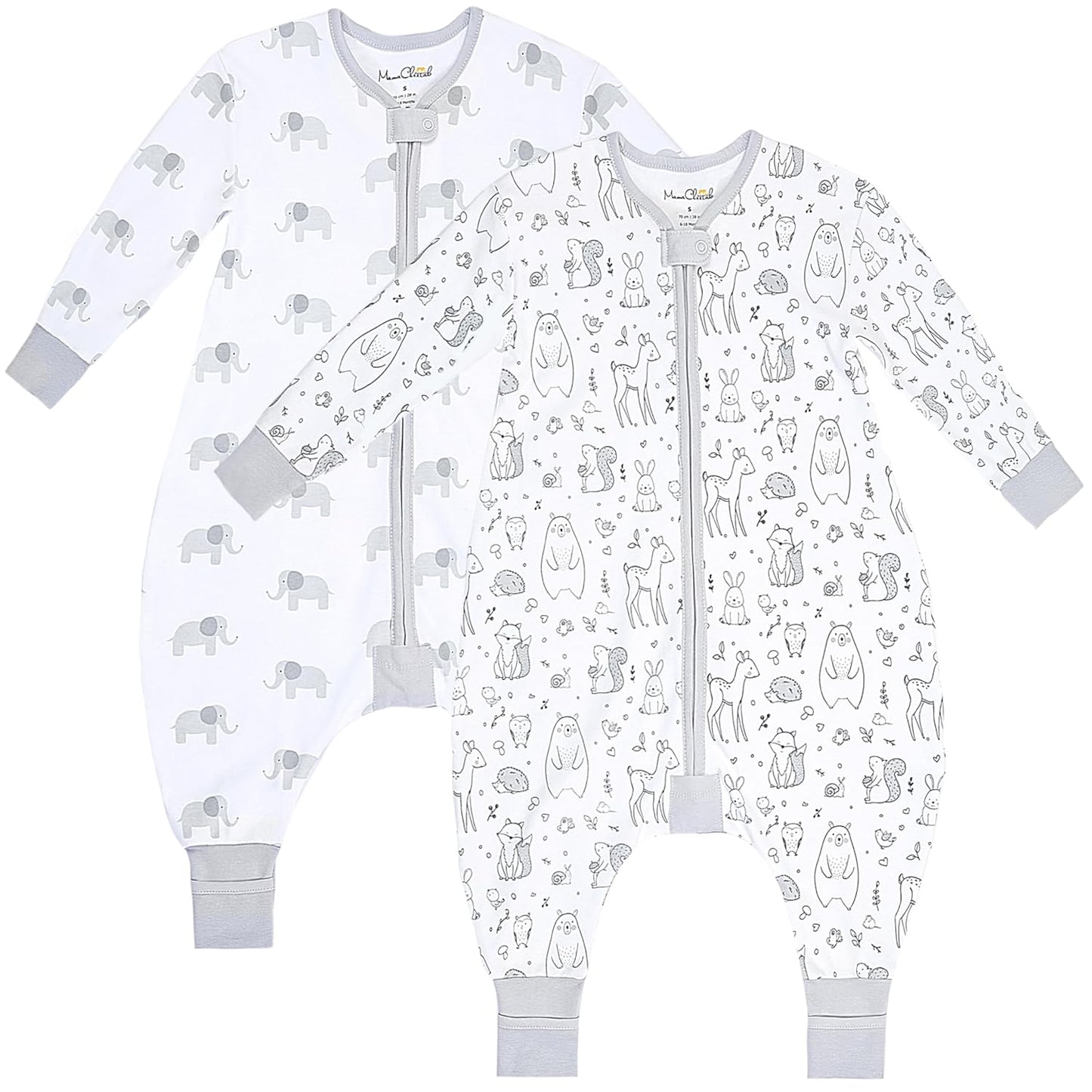 Mama Cheetah Toddler Sleep Sack with Feet for Cozy Sleep