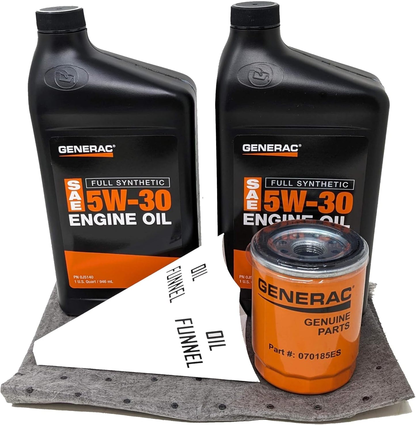 Generac 5W-30 Full Synthetic Oil Change Kit for Your Engine