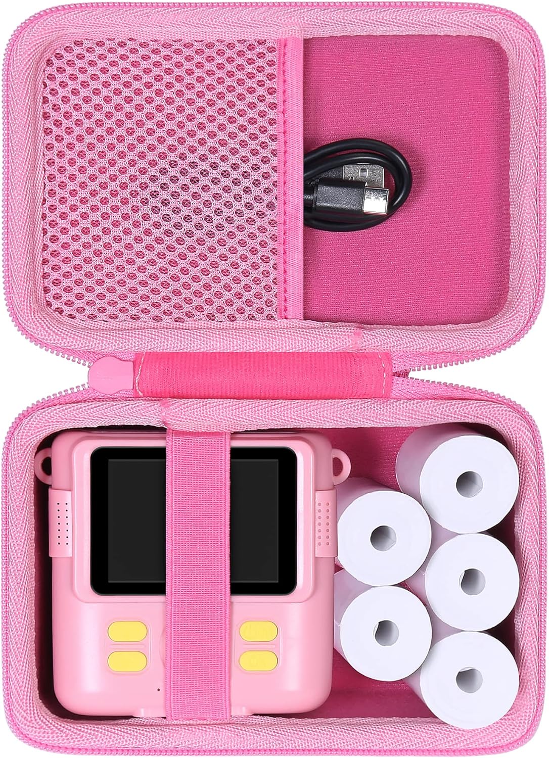 Pink Kids Camera Case for Instant Print Cameras