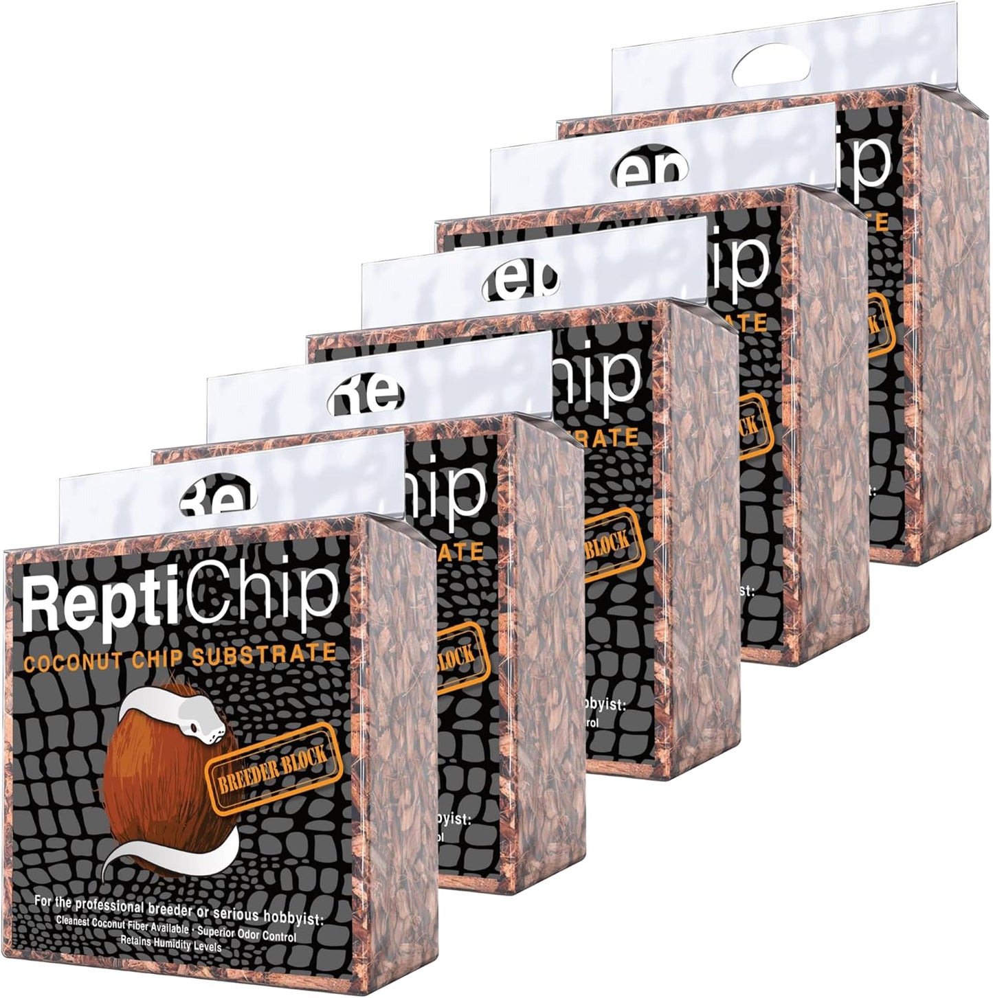 ReptiChip Coconut Chip Bedding for Reptiles - 72 Quart Organic