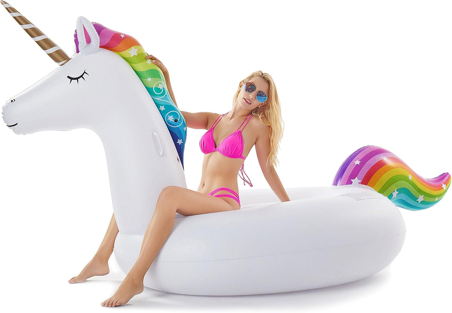 Giant Inflatable Unicorn Pool Float for Summer Fun and Relaxation