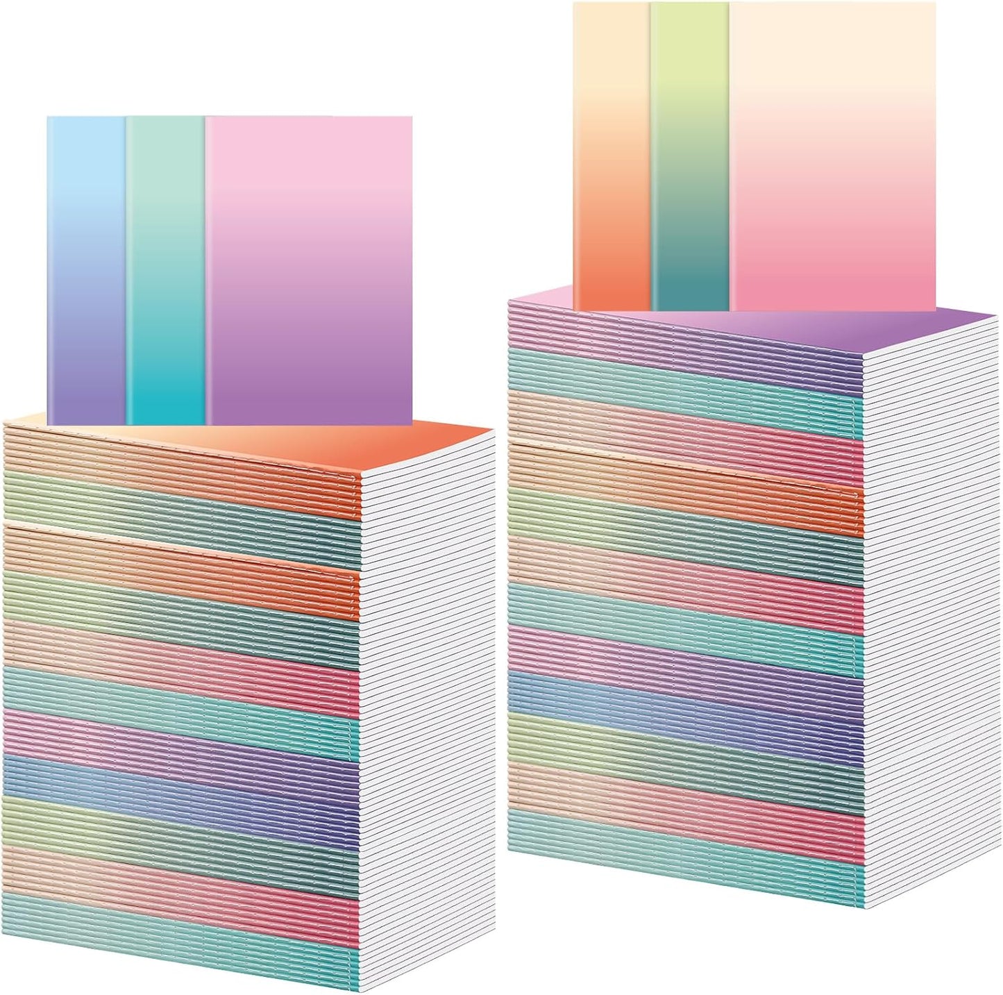 Handepo 100 Pack Composition Notebooks for Students and Office
