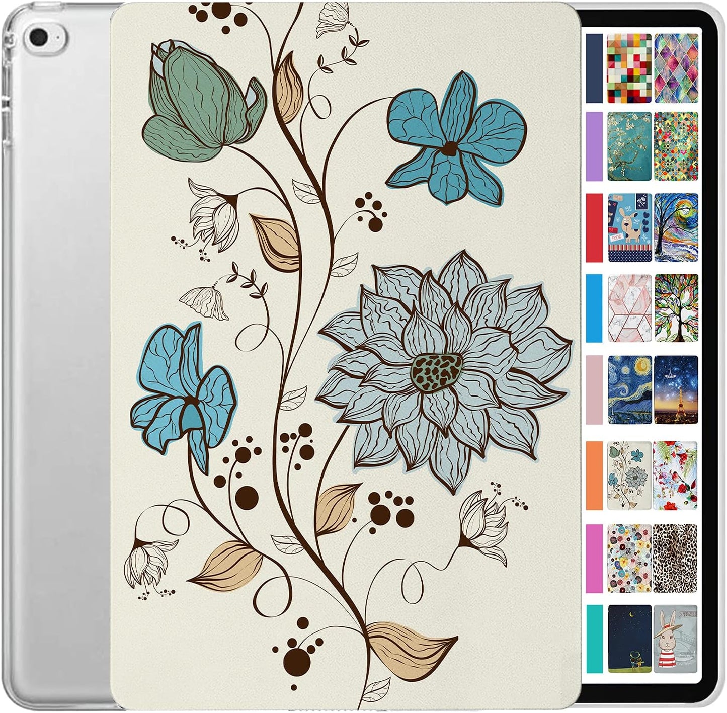 DuraSafe Cases iPad Air 2nd 9.7 inch Case - Watercolor Flowers