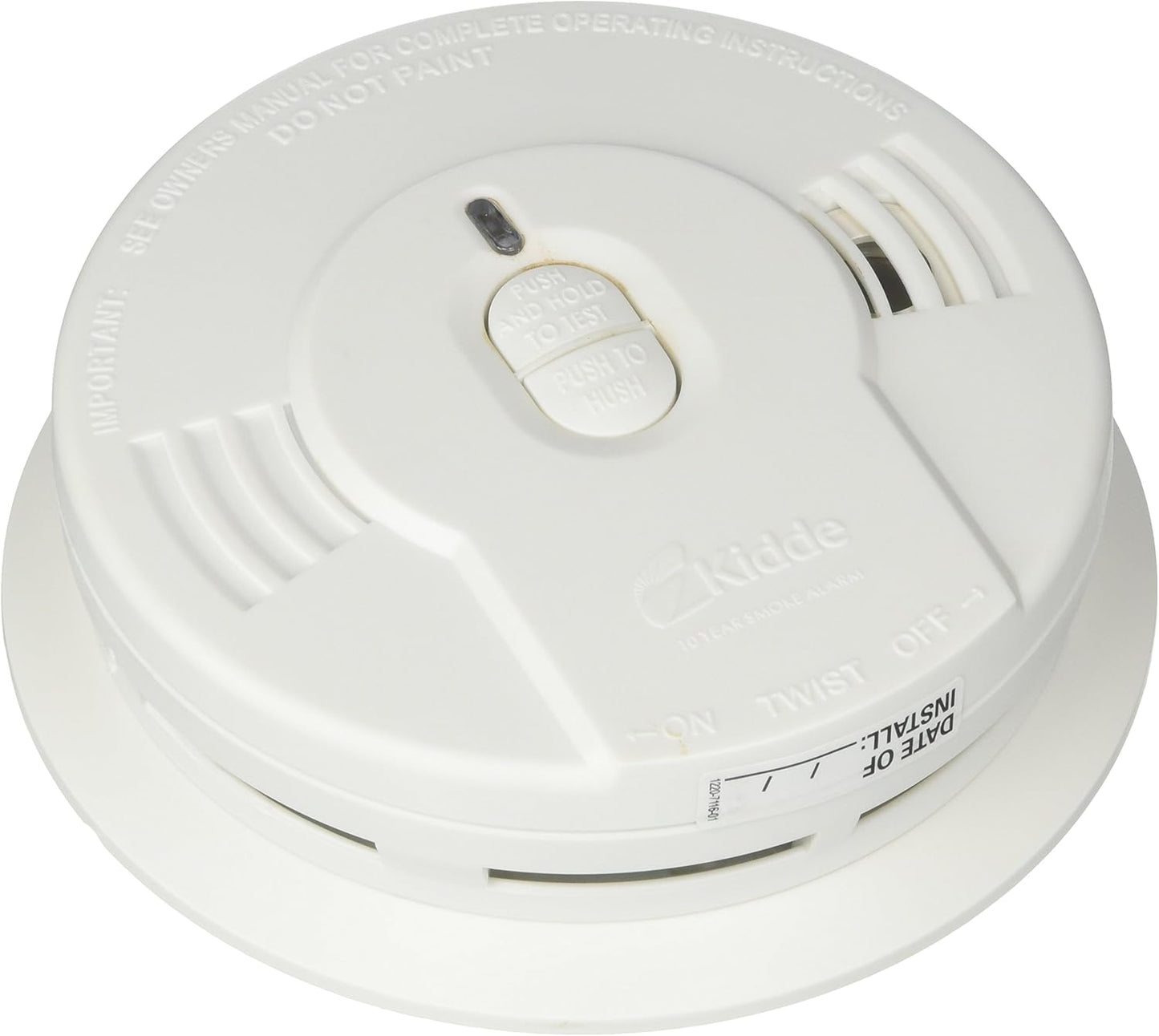 Kidde 21008697 I9010 Smoke Alarm with Sealed Lithium Battery