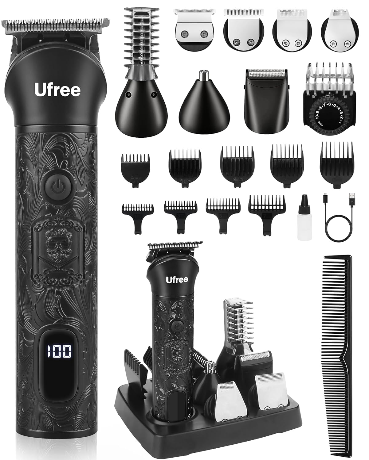 Ufree Beard Trimmer for Men - 7 in 1 Grooming Kit Review