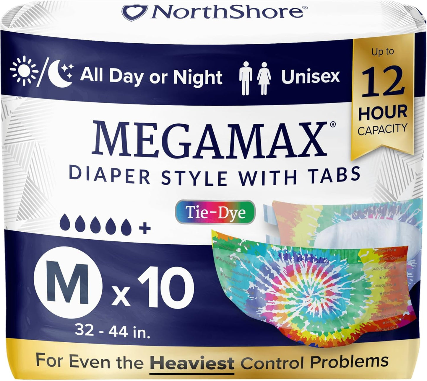 NorthShore MegaMax Adult Overnight Diapers for Ultimate Comfort