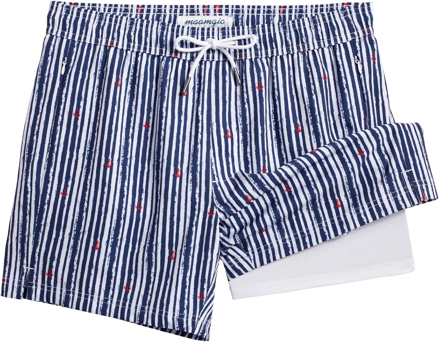 maamgic 5inch Mens Swim Trunks with Compression Liner Review
