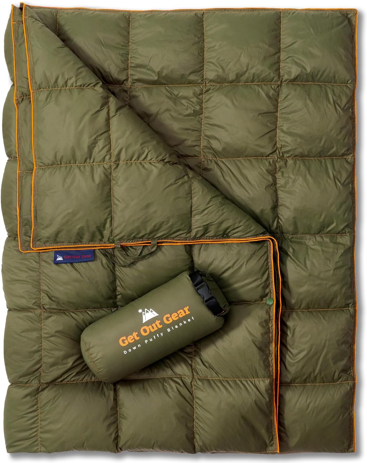 Get Out Gear Puffy Camping Blanket | Warm & Lightweight