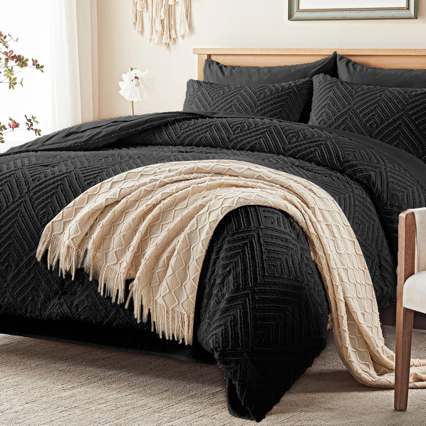 Zzlpp Twin Comforter Set 5 Pieces for Cozy All Season Use