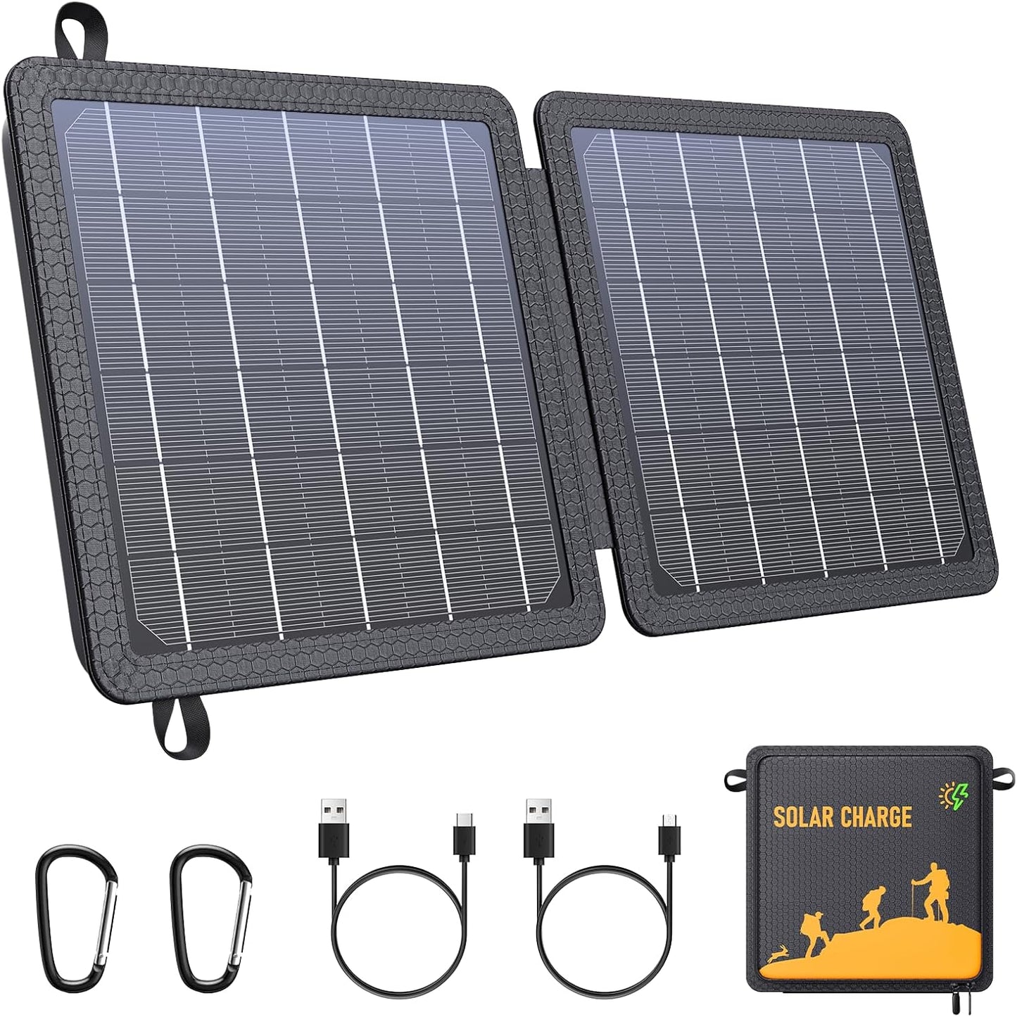 Portable 10W Solar Charger | Fast Charging | Waterproof