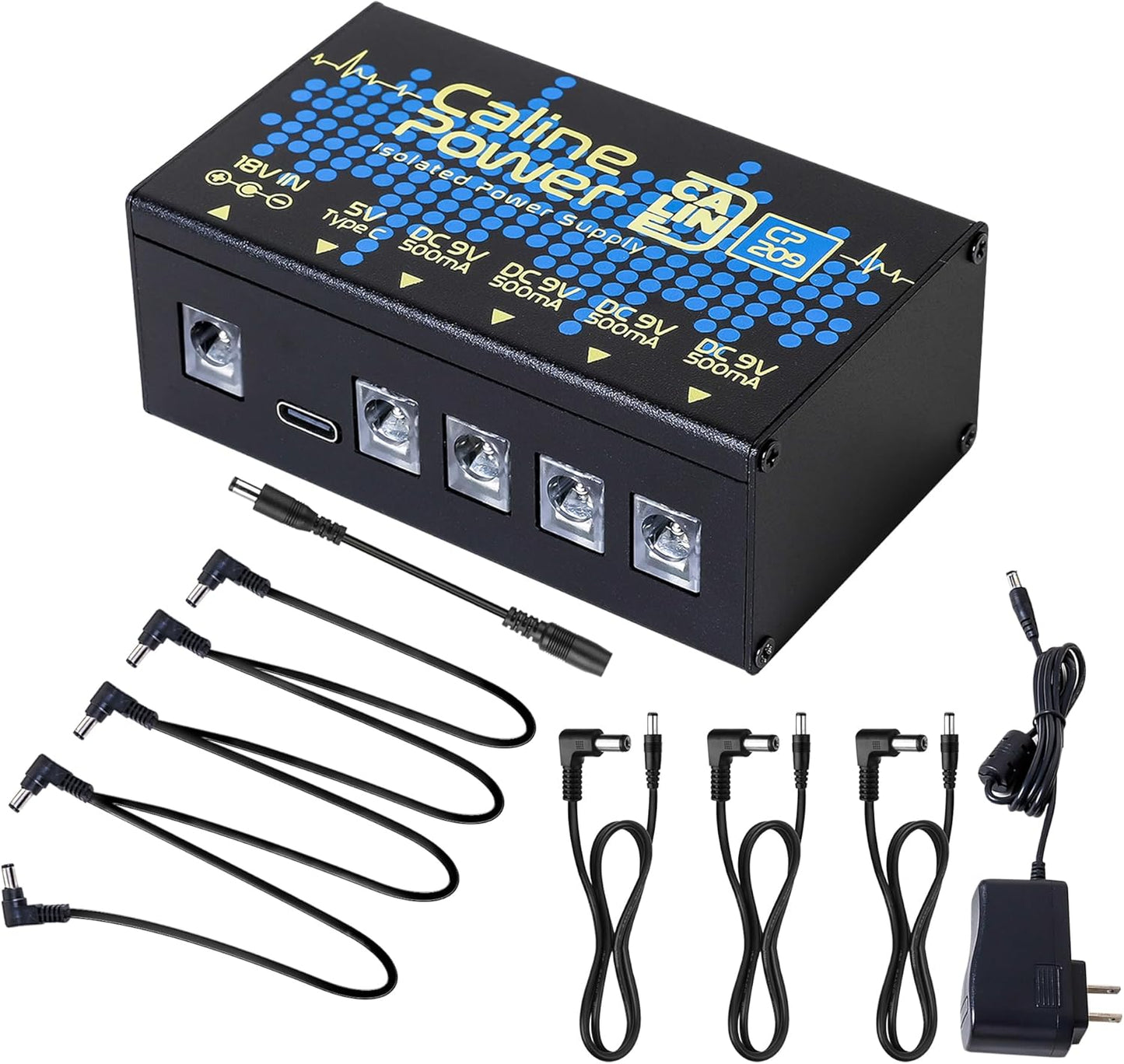 Caline Guitar Pedal Power Supply for Clean, Reliable Power