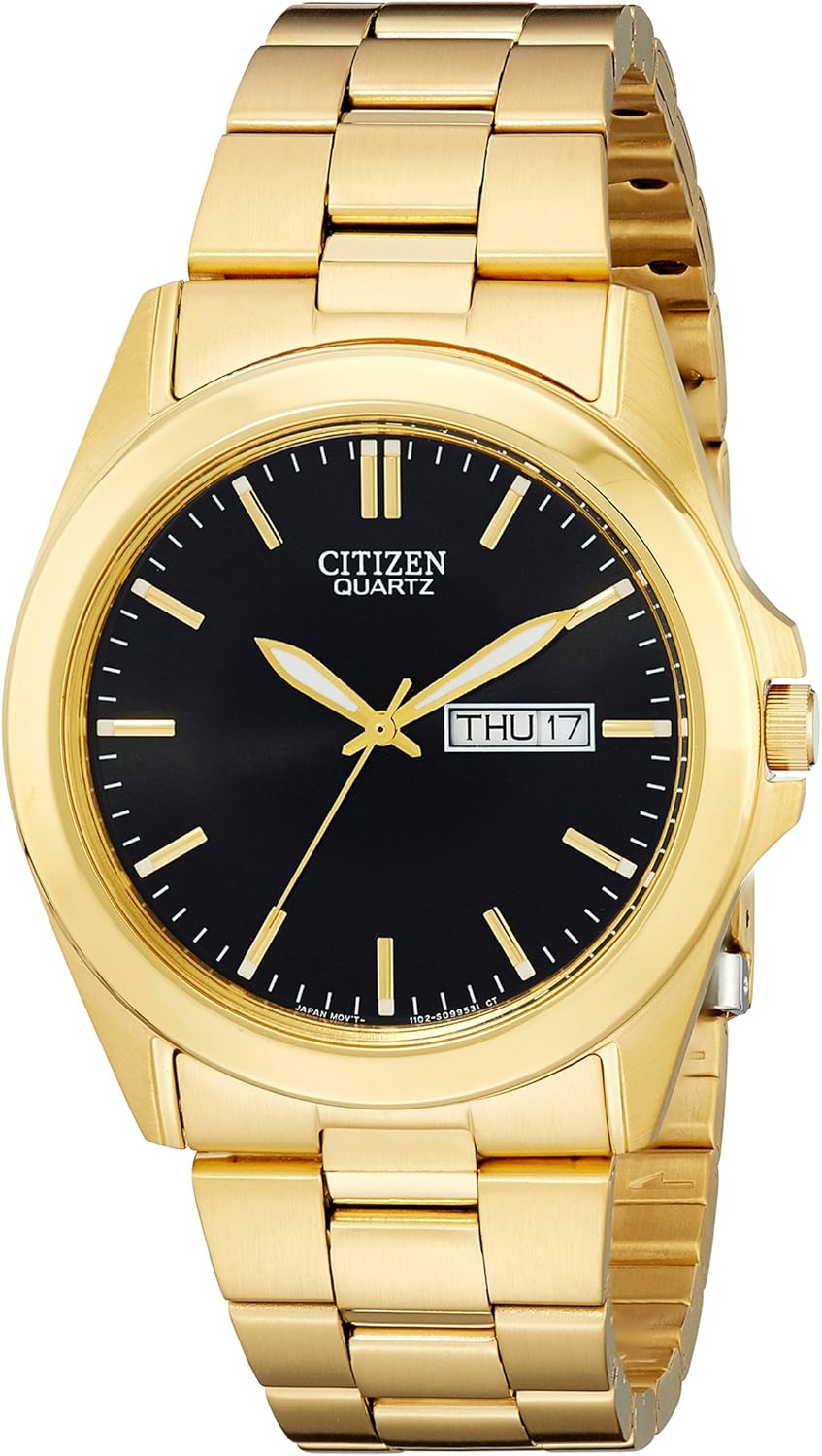 Citizen Men's Classic Quartz Watch - Elegant Gold Timepiece