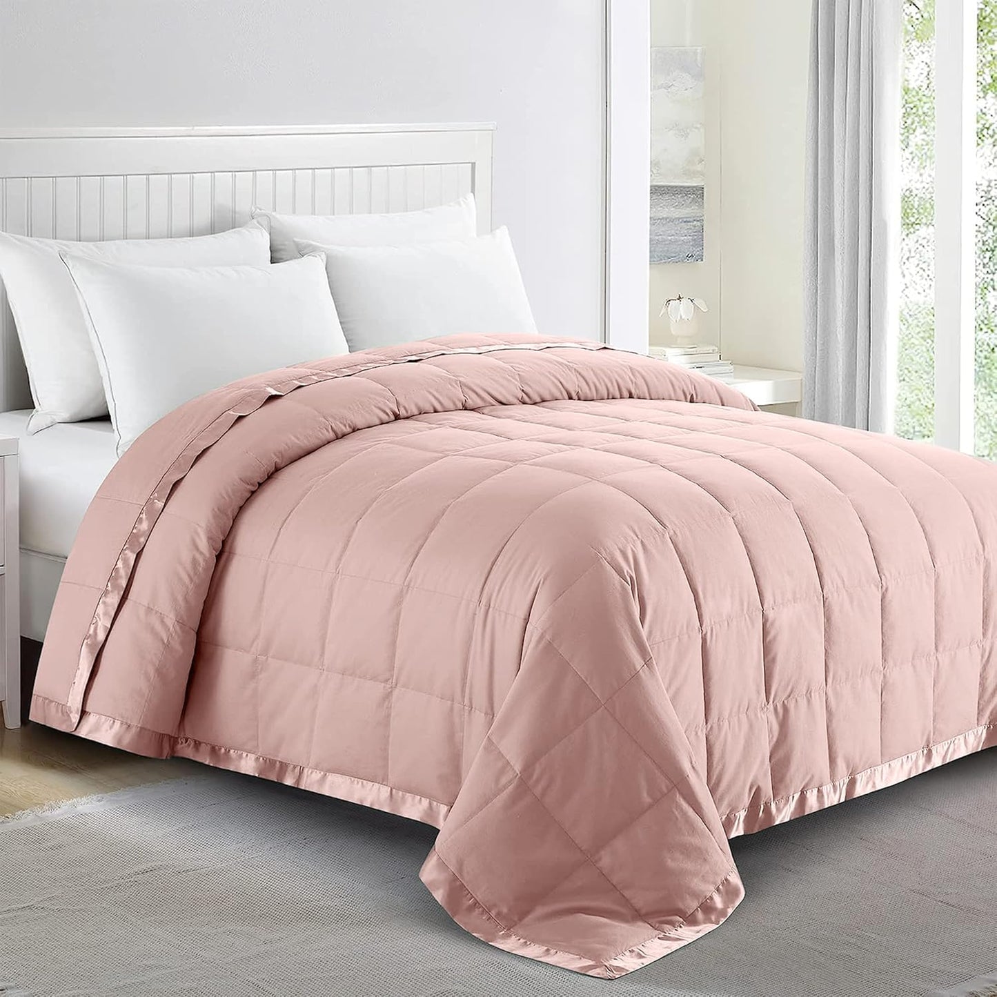 Soft Lightweight Down Blanket King Size for All Seasons Comfort