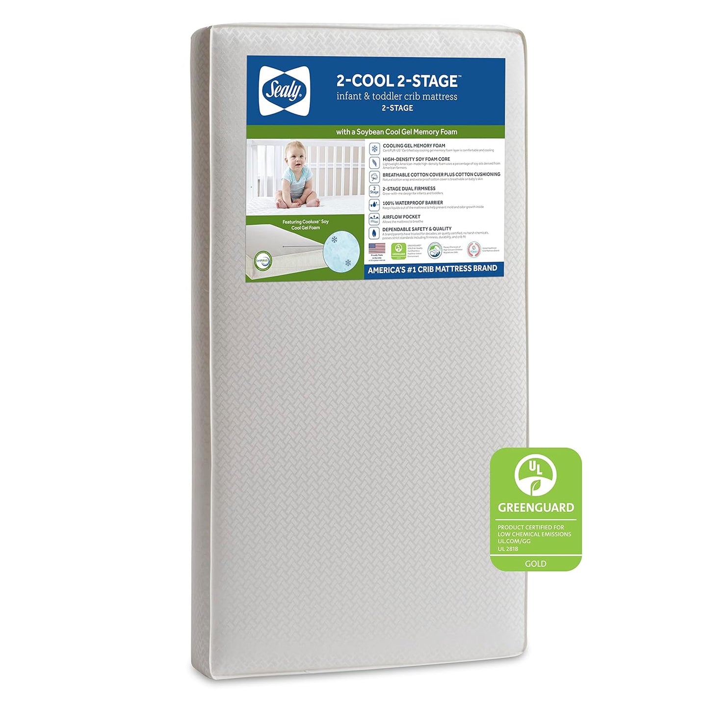 Sealy Baby 2 Cool 2 Stage Breathable Crib Mattress Review