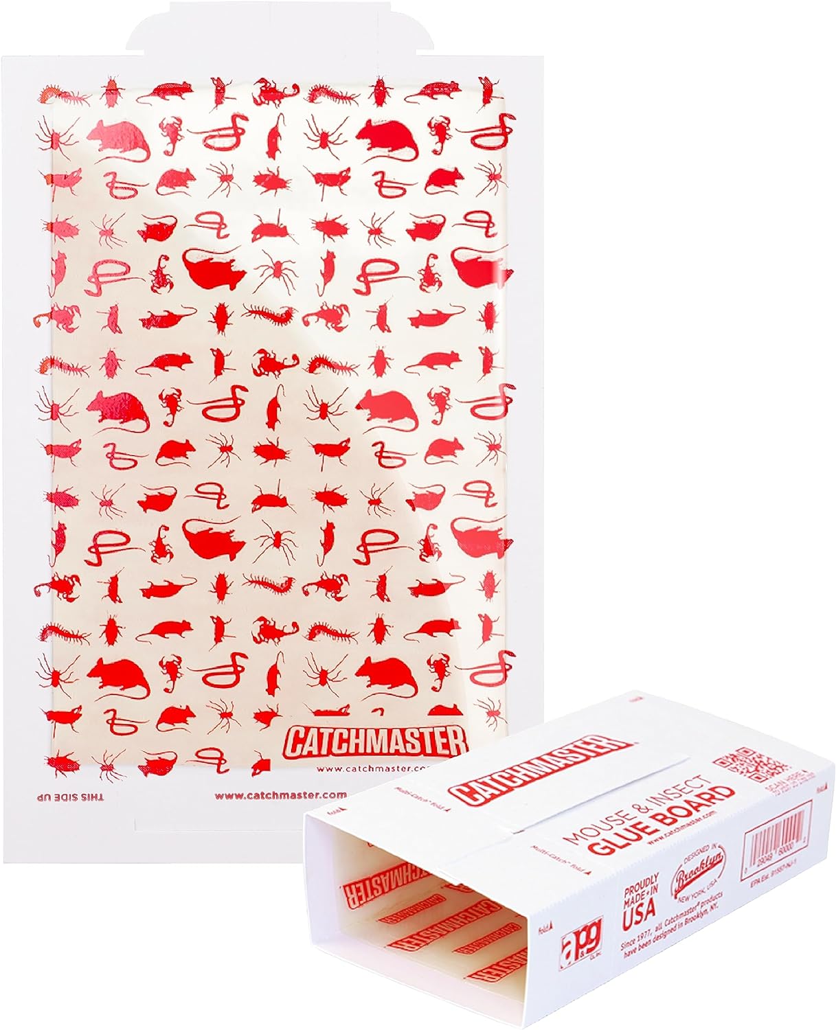 12-Pack Catchmaster Glue Boards: Safely Trap Mice & Pests!