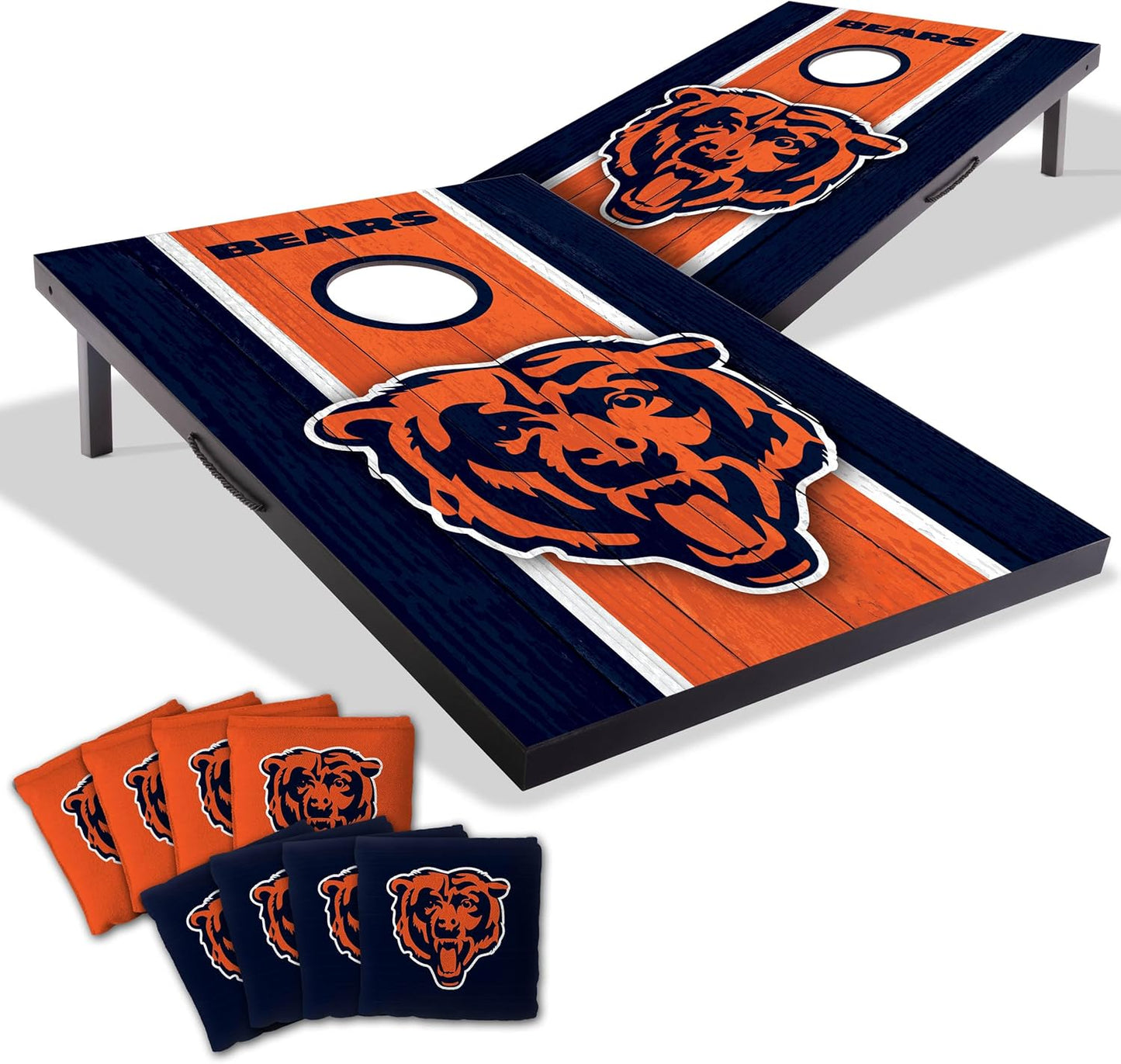 YouTheFan NFL Portable Cornhole Game with Logo Bags for Fun