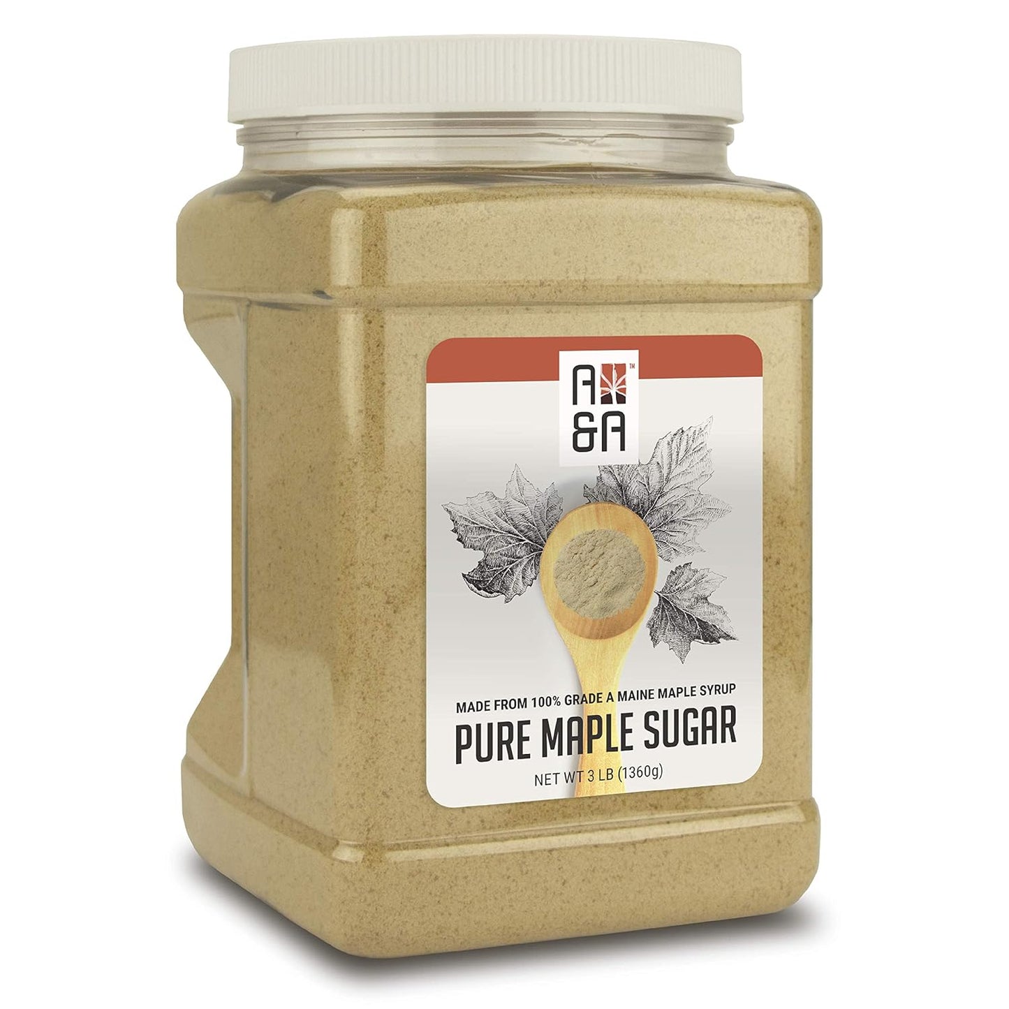 Pure Maple Sugar - 48 Oz - Delightfully Sweet American Treat