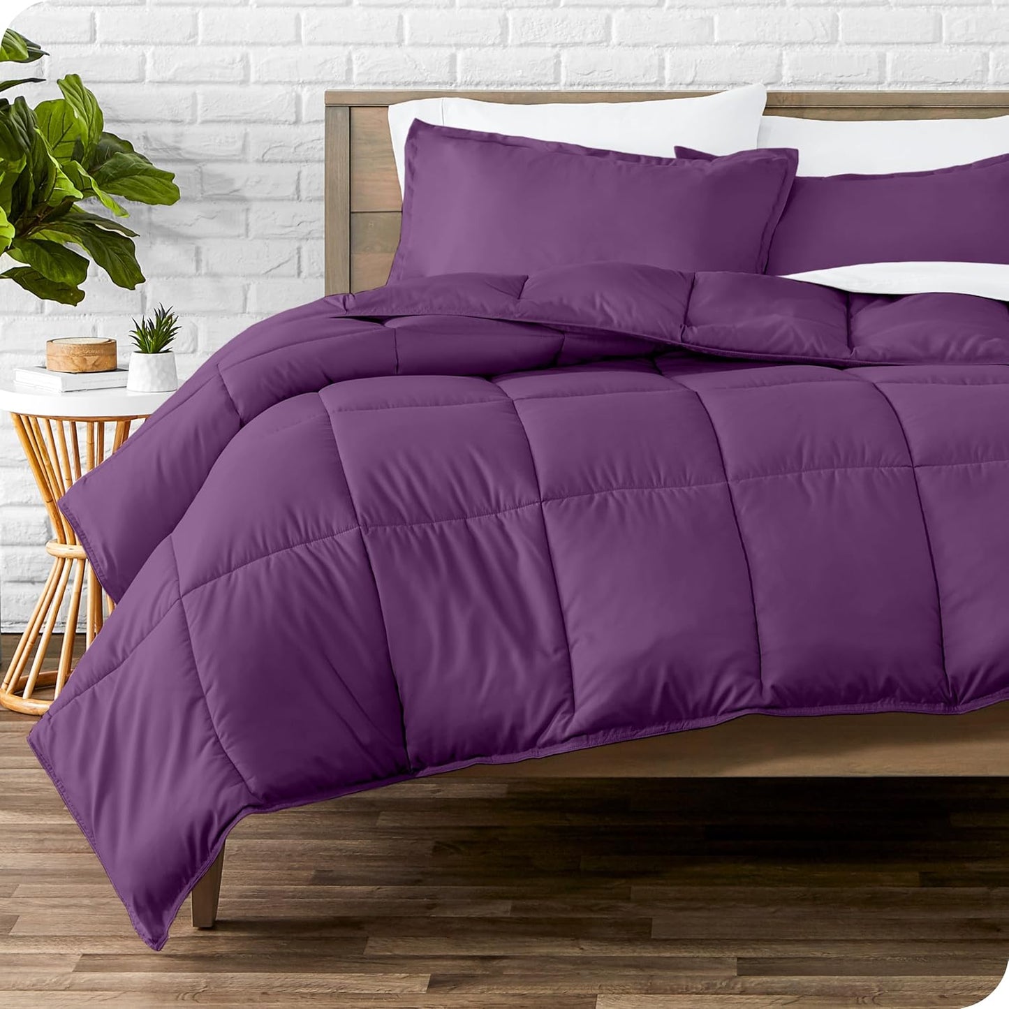 Bare Home Oversized King Comforter Set - Ultra-Soft All Season