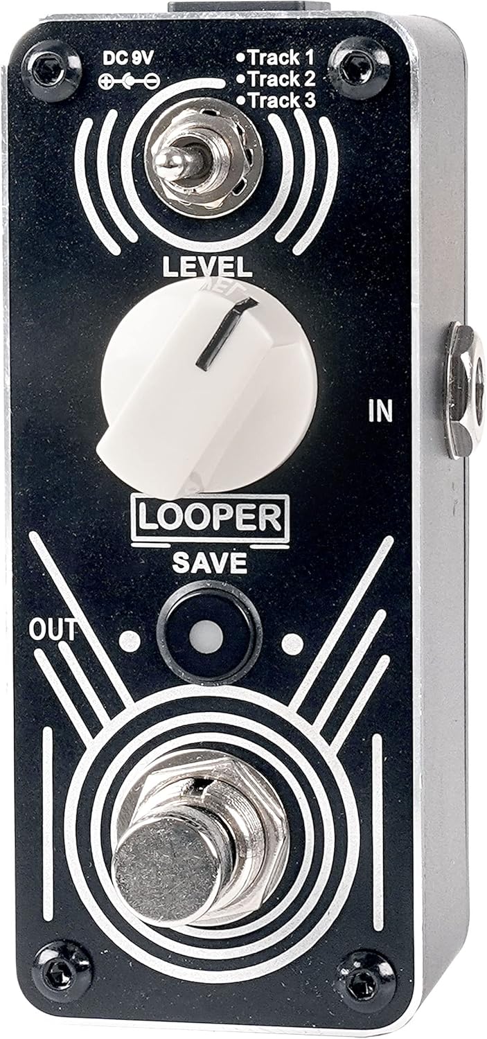 Sondery Looper Pedal with Triple Loop and USB Music Upload
