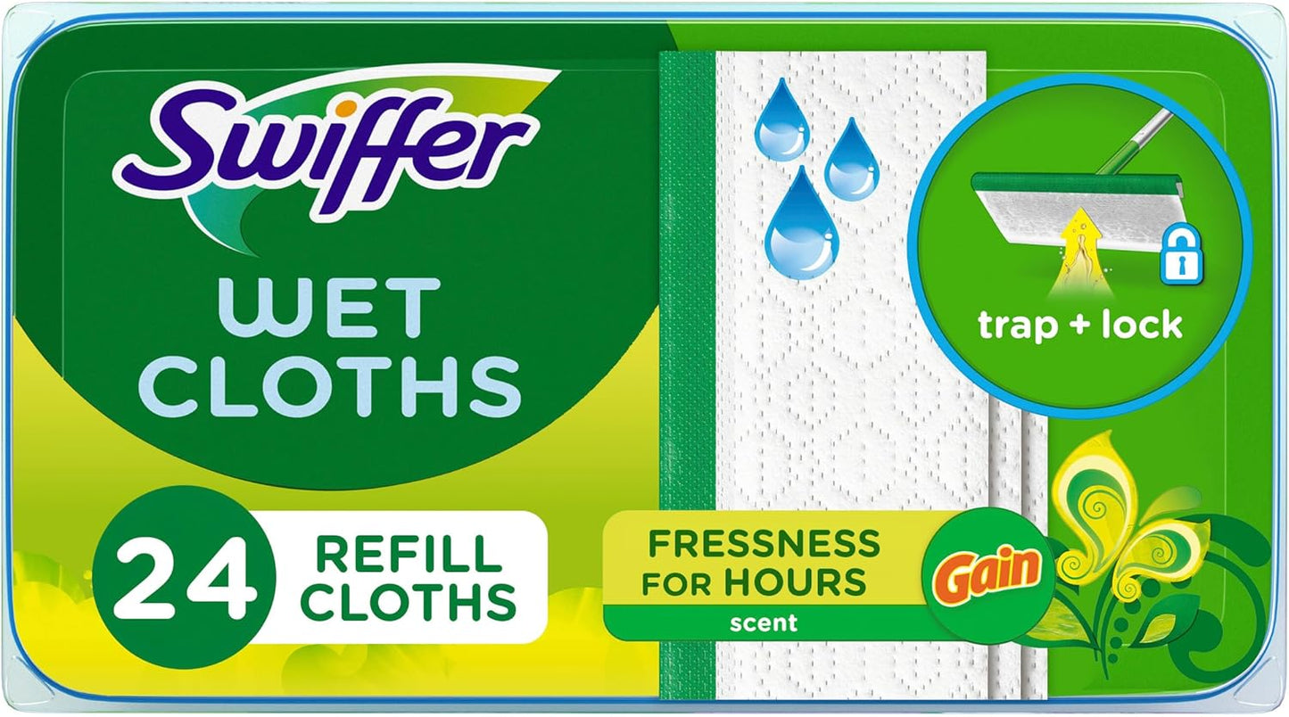 24 Swiffer Gain Scented Mopping Cloths!