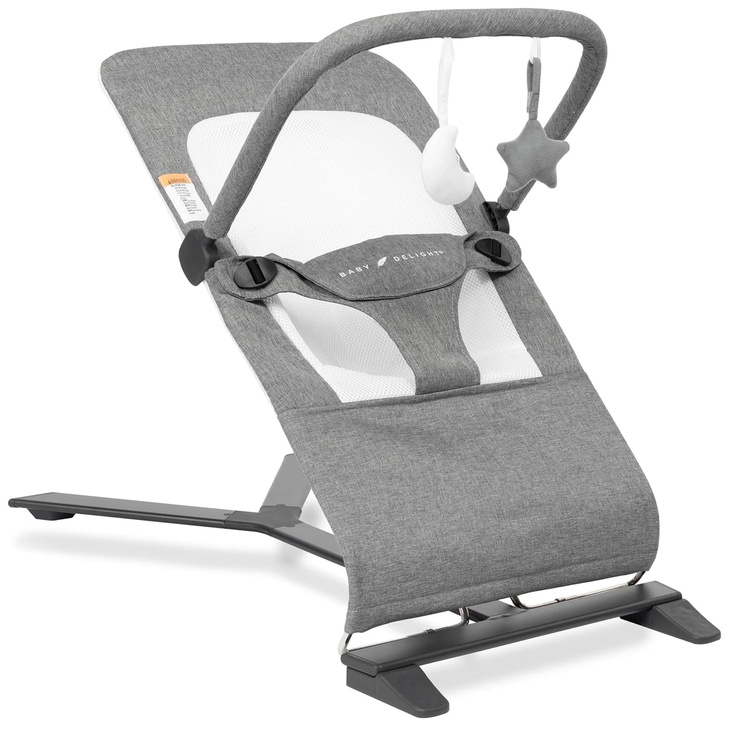 Portable Infant Bouncer | Cozy Charcoal Comfort