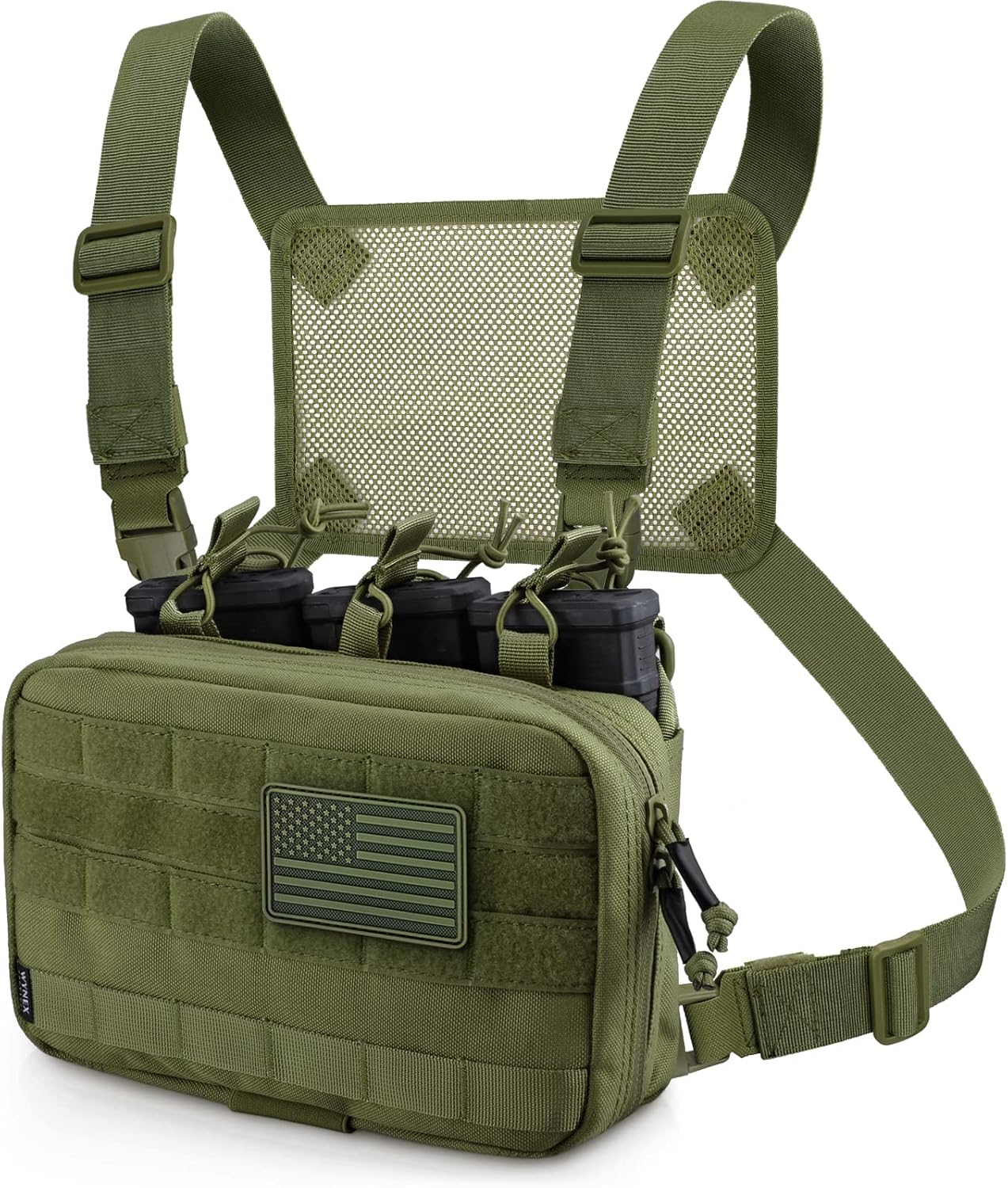 WYNEX Tactical Mag Admin Pouch for M4 M16 with Triple Holder