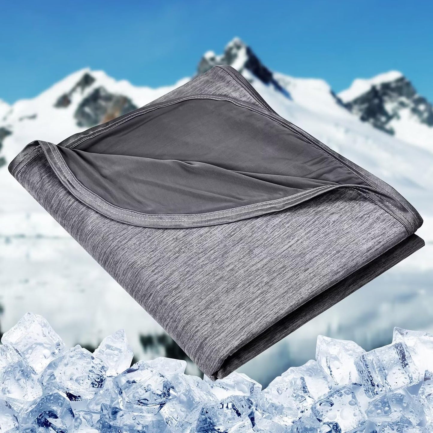 HOMFINE Cooling Blankets for Hot Sleepers - Lightweight Soft Design