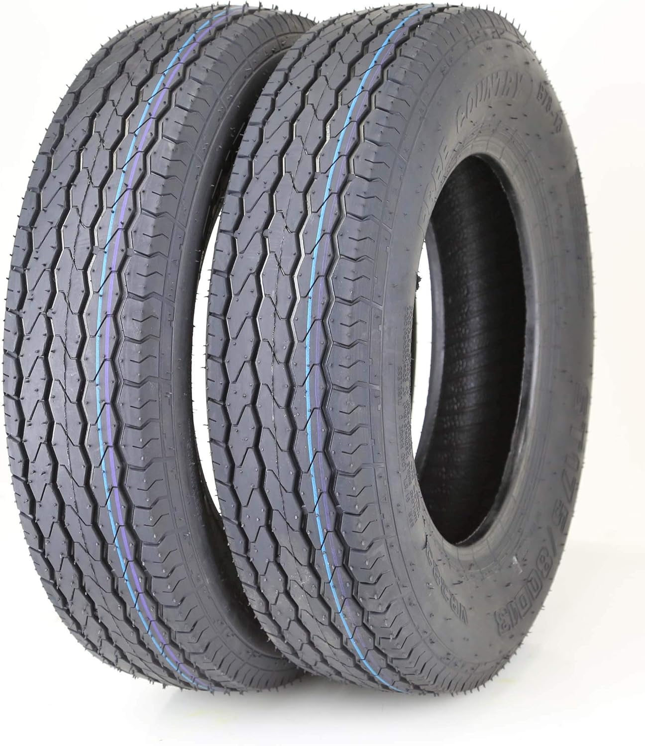 FREE COUNTRY 2 Trailer Tires ST175/80D13 for Heavy Loads