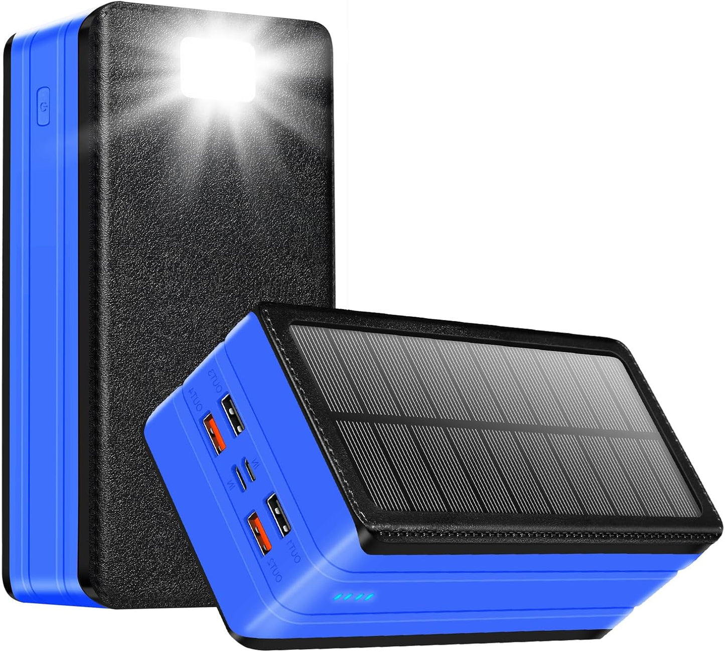 Solar Power Bank Battery Pack 80000mAh for Outdoor Adventures