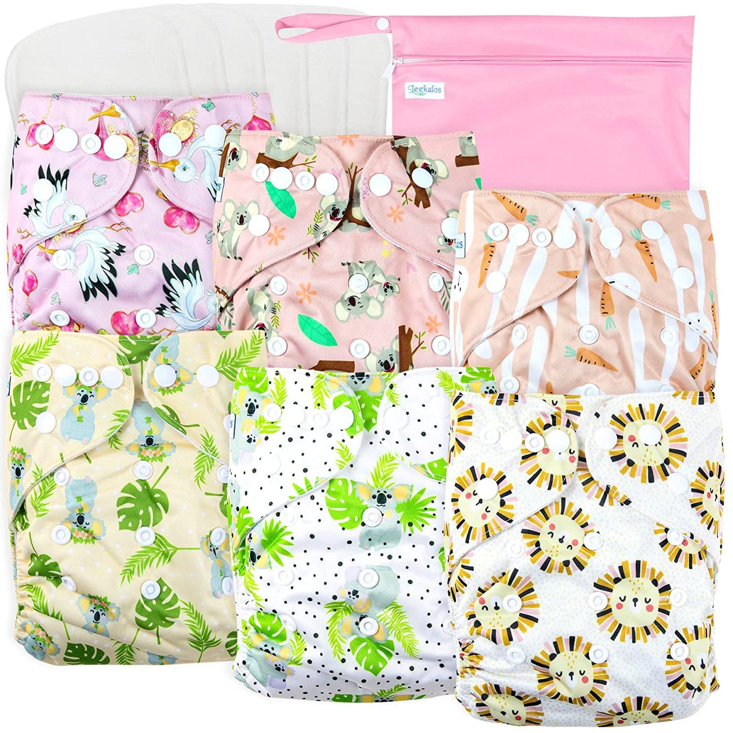 Leekalos Reusable Cloth Diapers: One-Size Fits All Joy