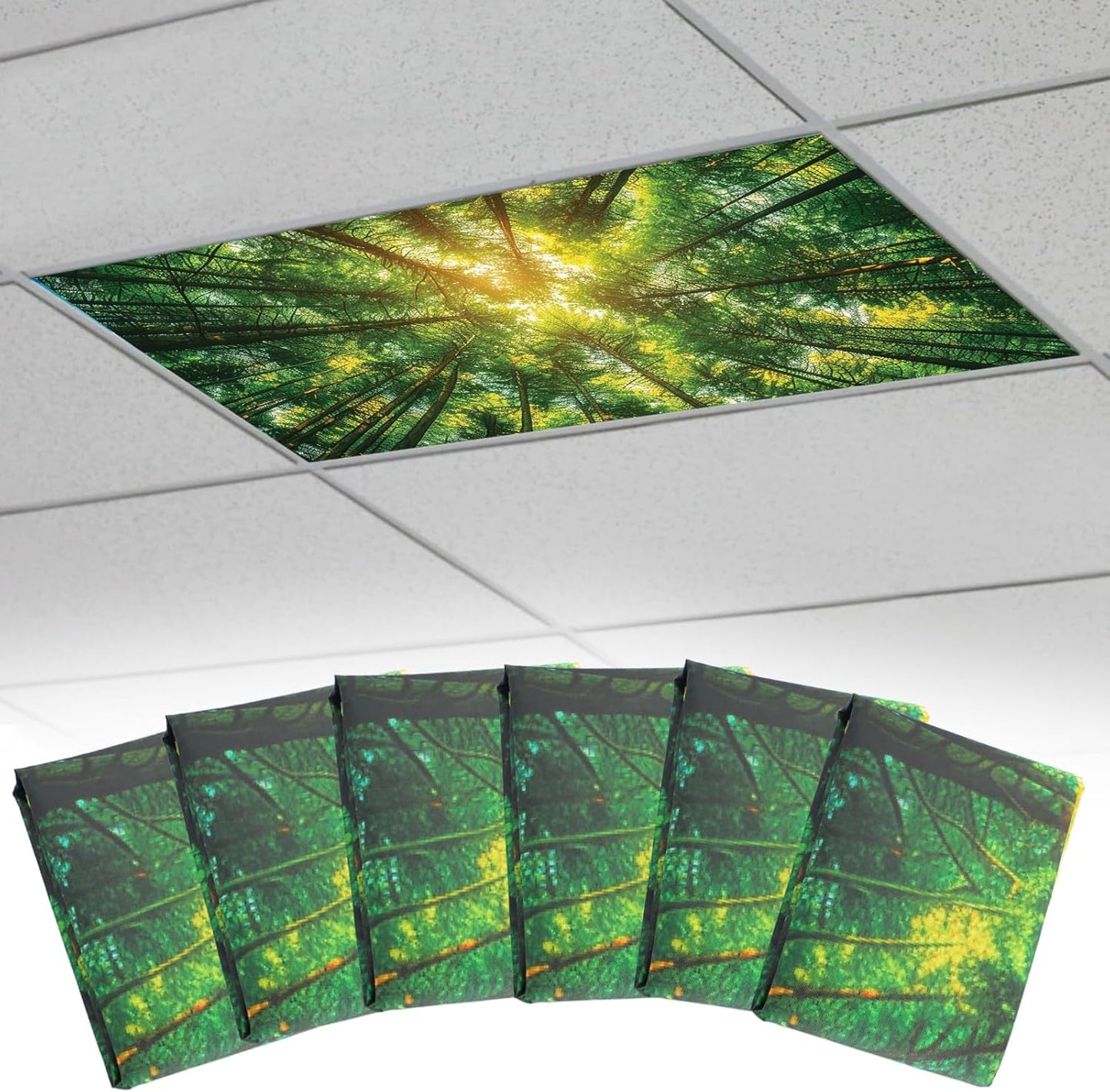 Fluorescent Light Covers with Strong Magnets for Ceiling Lights