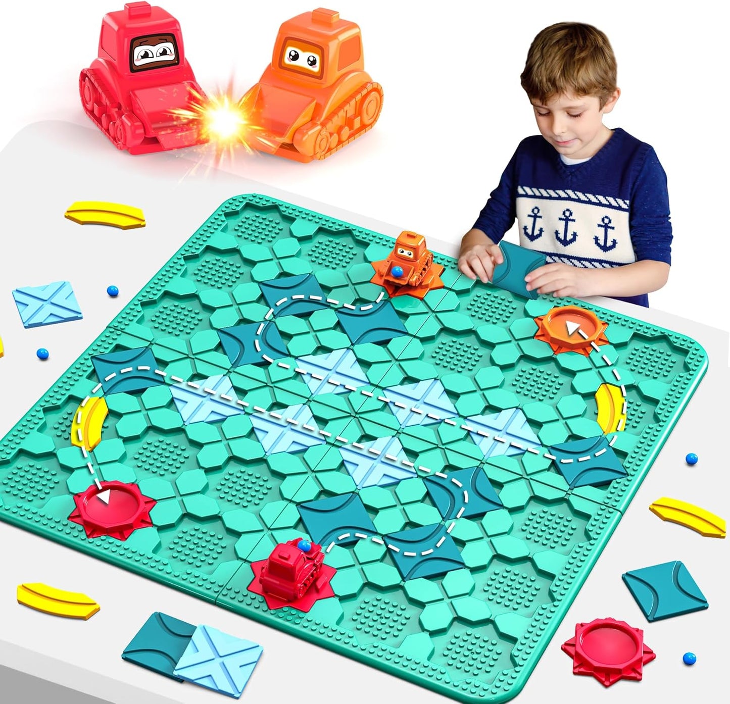 STEM Montessori Puzzle Board Game for Ages 4-8
