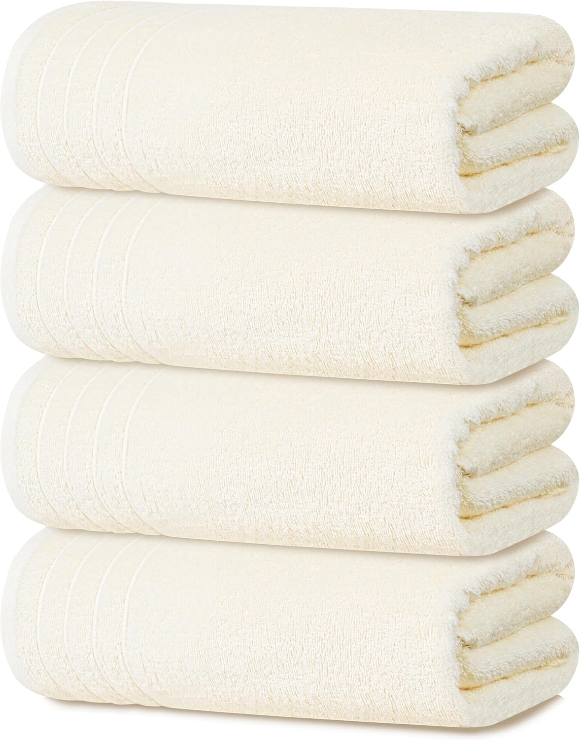 Extra Large Bath Towels Pack of 4, Super Soft & Absorbent
