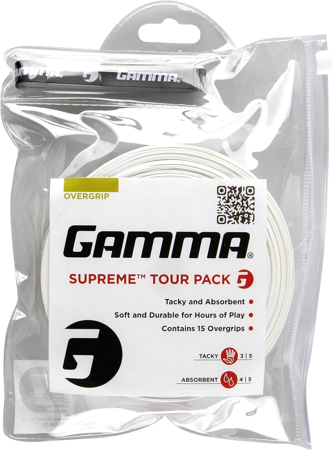 GAMMA Sports Supreme Overgrip for Tennis, Pickleball, and More