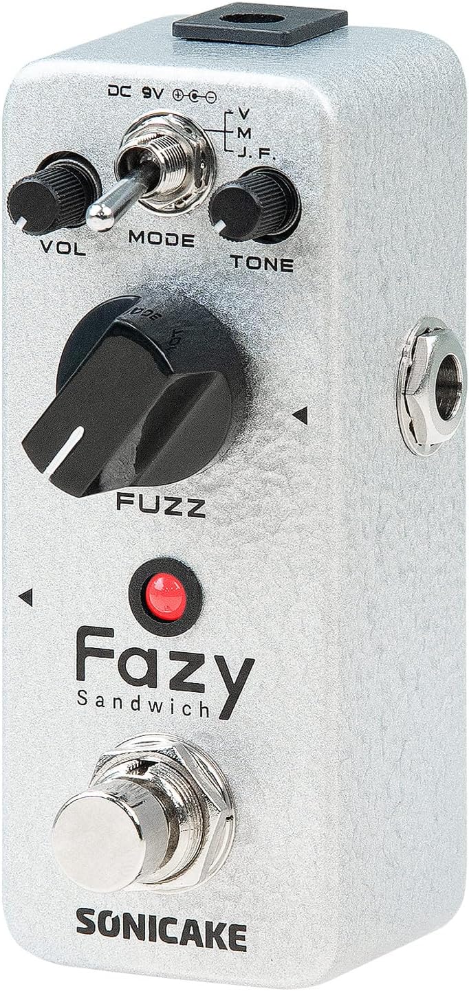 SONICAKE Fuzz Guitar Pedal - Mini Fuzzy Effect for Musicians
