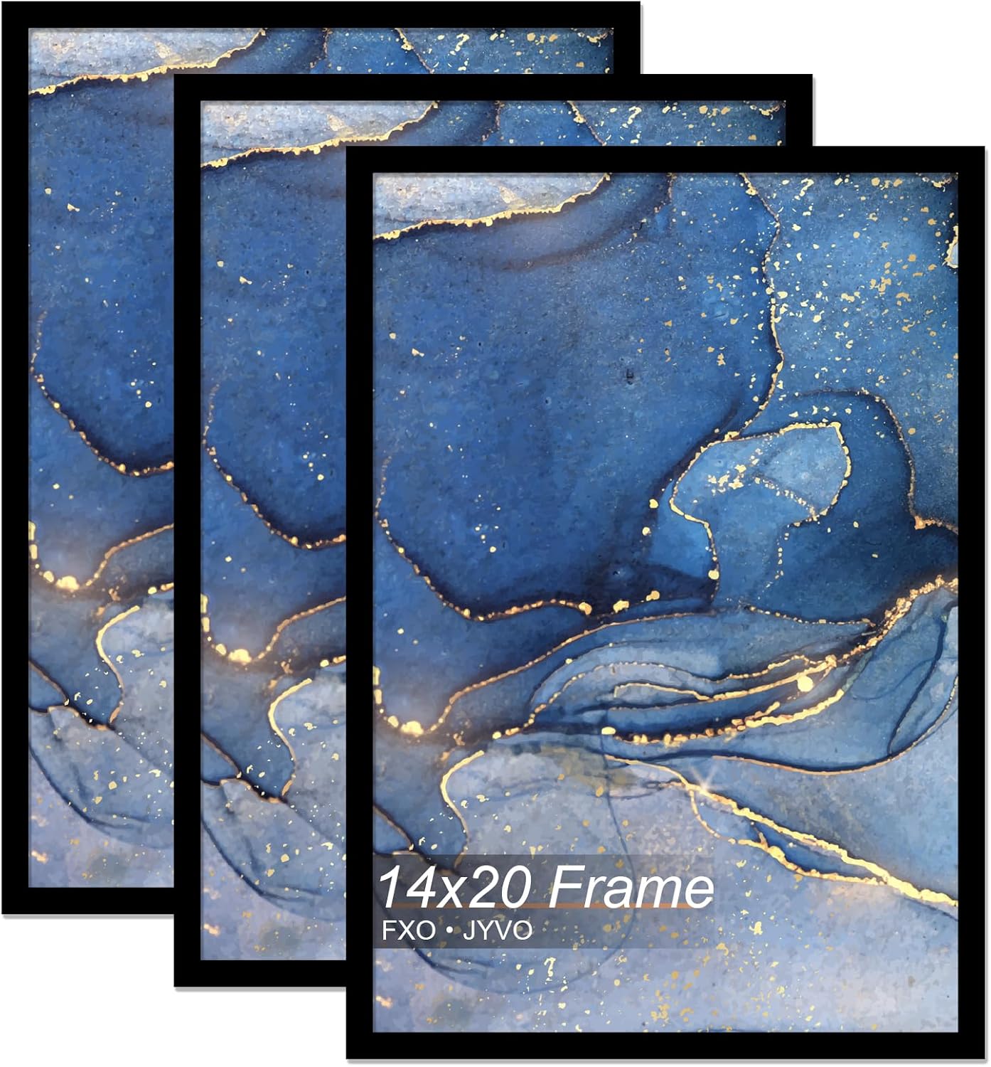 14x20 Picture Frame Set of 3 for Stunning Wall Displays