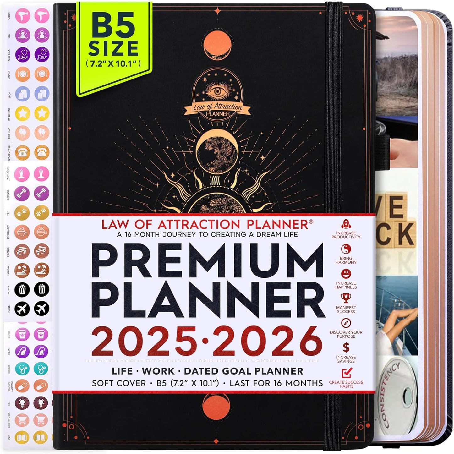 2025-2026 Life Planner for Focus, Productivity & Goal Setting