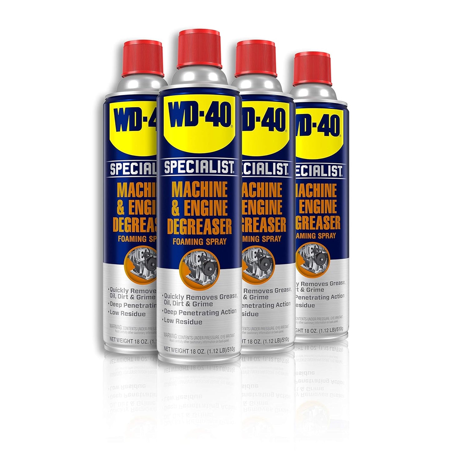 WD-40 Specialist Machine & Engine Degreaser Foaming Spray 18 OZ