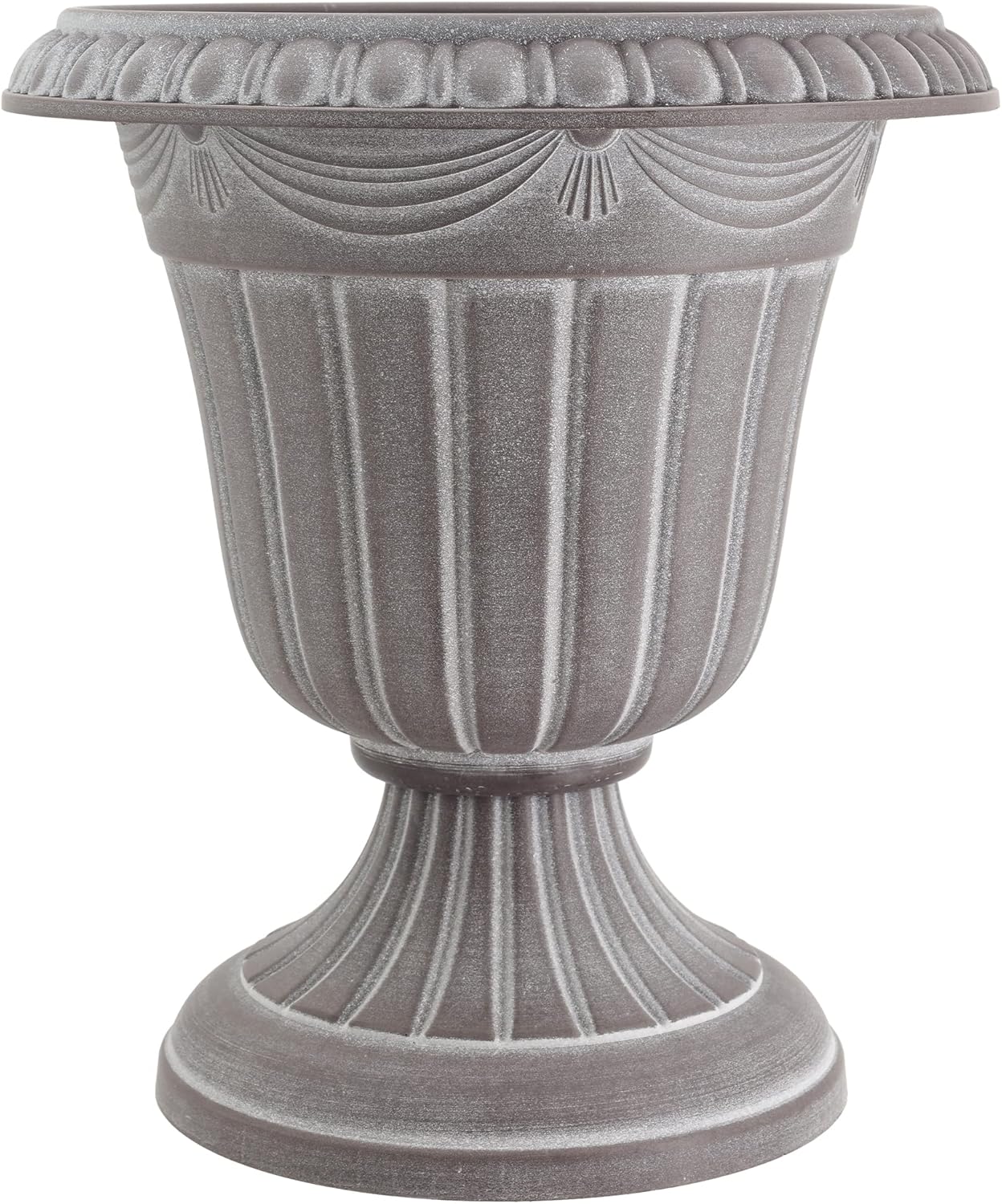 Classic Traditional Plastic Urn Planter for Indoor/Outdoor Use