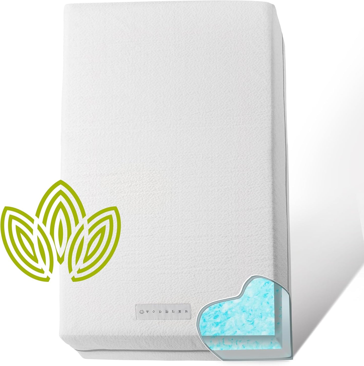 Organic Cotton Dual-Sided Crib Mattress by Modera for Baby