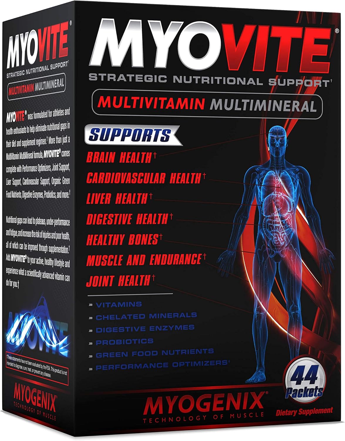Myogenix Myovite Multivitamins for Athletes - Daily Vitamins