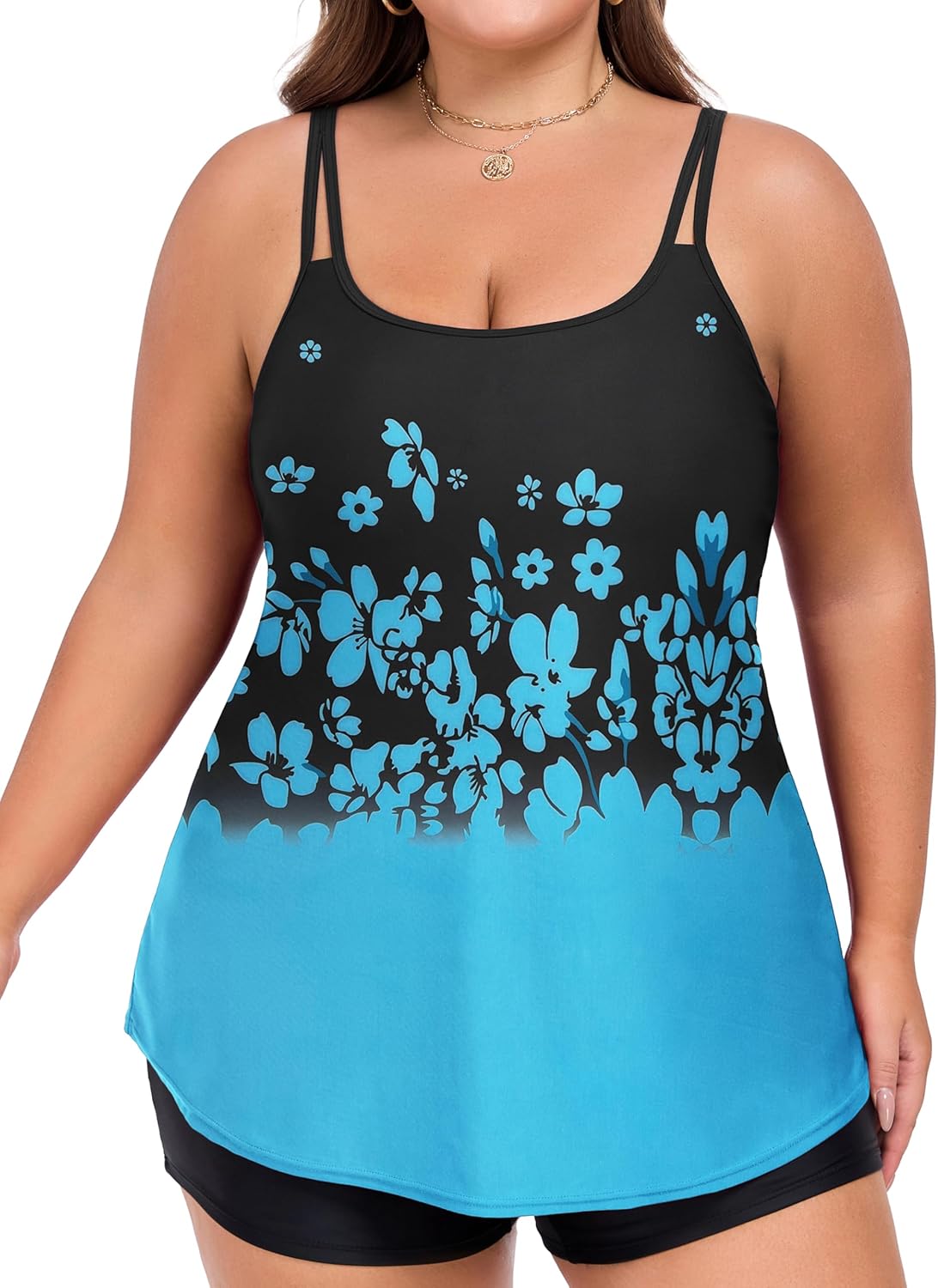 Flowy Tankini Tops for Women - Modest Plus Size Swimwear 2025